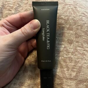 Black Tea Fig Solid Perfume - Black